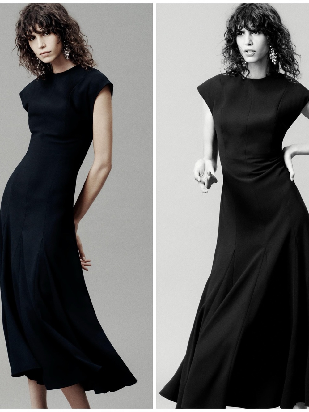 ZARA ~ ZW COLLECTION CREPE MAXI DRESS